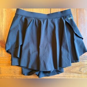 DSG Black Active Skort with Logo Detail